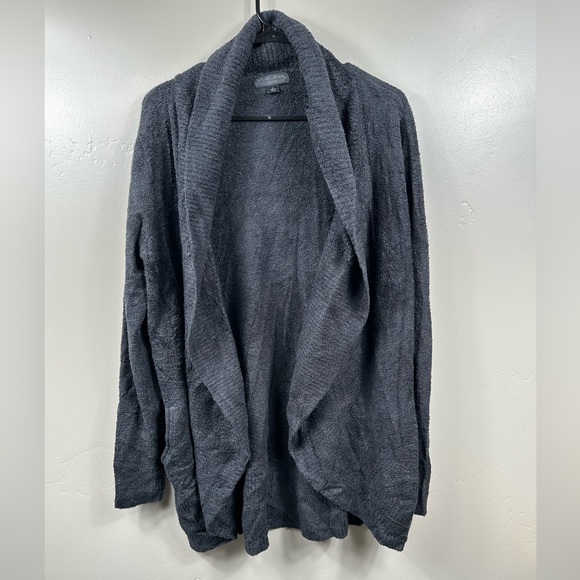 CozyChic Lite Circle Cardi Size Large - Black Cardigan Sweater - Picture 3 of 6